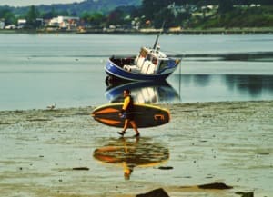 Walk to Paddleboard - Sandbanks Beach